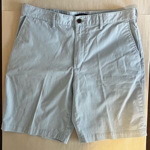 Lands' End Men's Sky Blue Flat Front Shorts